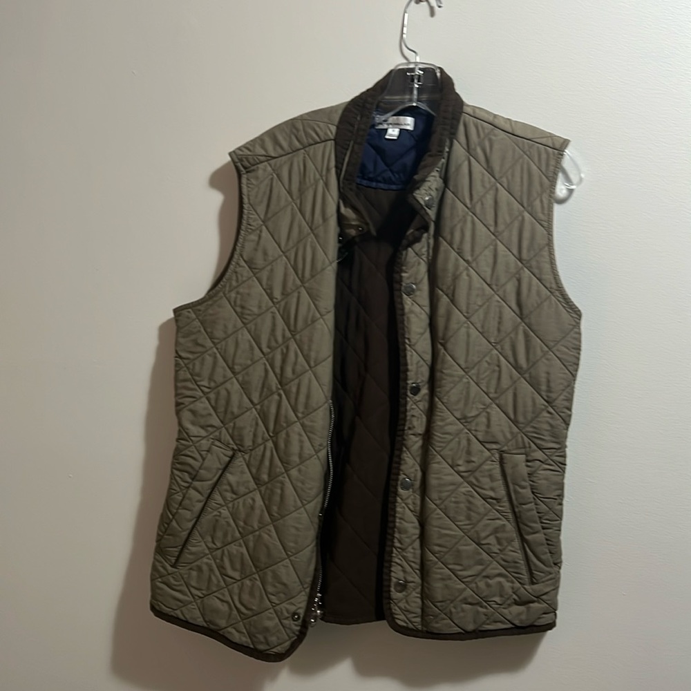 Peter Millar Quilted Brown Essex Vest